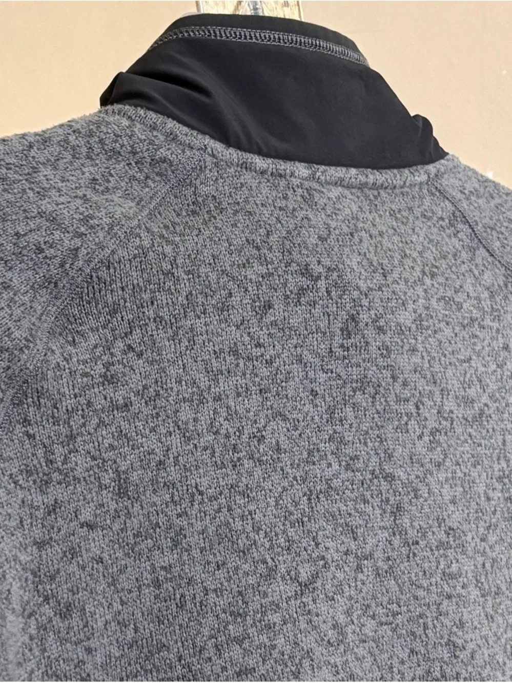 The North Face Men's Gordon Lyons 1/4 Zip Fleece Pullover Sweater Gray Sz Small